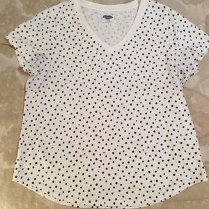 Old Navy dotted blouse